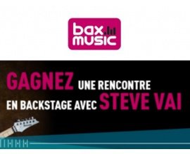 Bax-shop: Rencontrez le guitariste Steve Vai à l'occasion d'un concert aux Pays-Bas