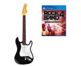 Micromania: Jeu PS4 Rock Band 4 + Guitare Sans Fil Fender Stratocaster à 29,99€