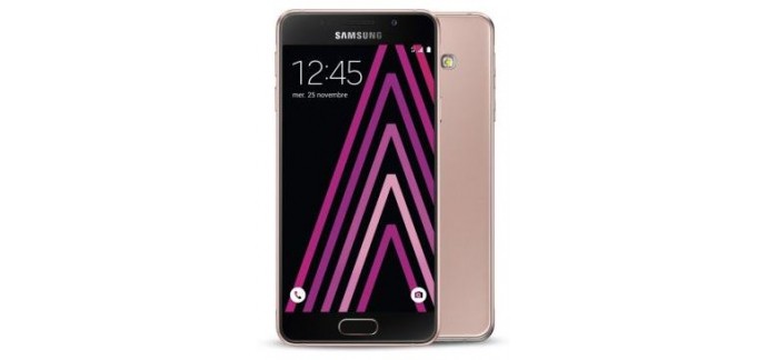 Webdistrib: Smartphone SAMSUNG Galaxy A3 Rose Edition 2016 à 236€ (dont 50€ via ODR)