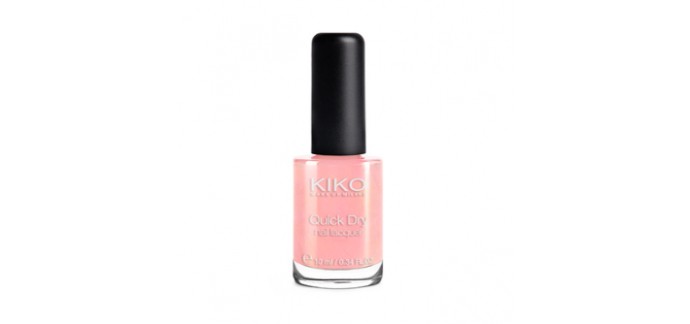 Kiko: Tous les vernis Quick dry et Nail lacquer à 1€