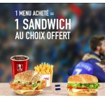 KFC: 1 Menu Acheté = 1 Sandwich au choix offert