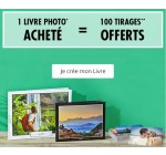PhotoBox: 1 Livre Photo acheté = 100 Tirages offerts
