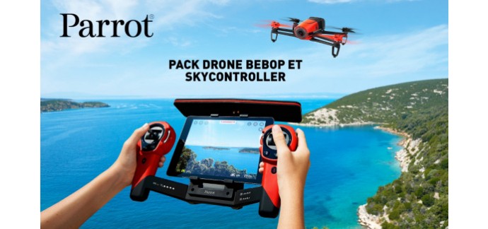 Veepee: Le drone Parrot Bebop & son skycontroller pour le piloter à 399€ au lieu de 749€