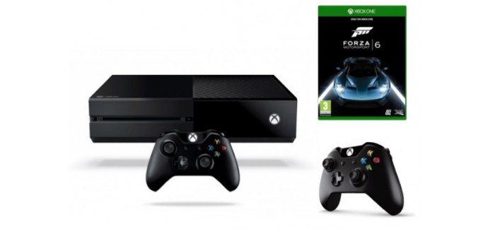 Micromania: Xbox One 500 Go + 2ème manette + Forza 6 (version dématérialisée) à 299,99€