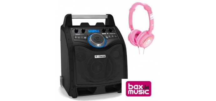 Bax Music: Un casque audio offert pour l'achat d'une enceinte bluetooth iDance XD100 MKII