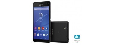 Rue du Commerce: Smartphone SONY Xperia C4 DS noir à 199,99€ au lieu de 349€