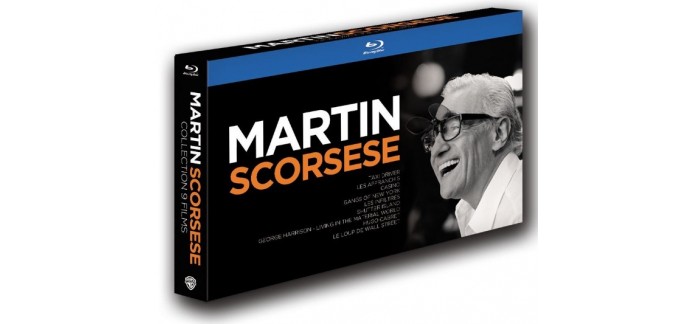 Cdiscount: Martin Scorsese - Collection 9 Blu-ray en édition limitée à 44,90€