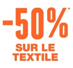 Courir: 50% de réduction sur tout le textile
