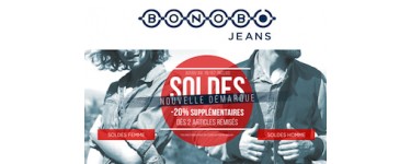 Bonobo Jeans: -20% supplémentaires dès 2 articles remisés achetés