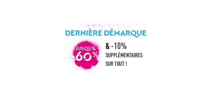 DIM: Dernière démarque : -10% supplémentaires sur tous les articles déjà en solde