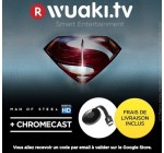 Rakuten: Clé HDMI Chromecast 2 + 1 film (Man of Steel ou Agents très Spéciaux) à 22,99€