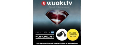 Rakuten: Clé HDMI Chromecast 2 + 1 film (Man of Steel ou Agents très Spéciaux) à 22,99€