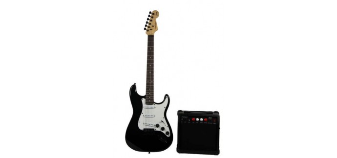 Conforama: Pack complet guitare électrique Madison Strat10bl à 79€ au lieu de 199€