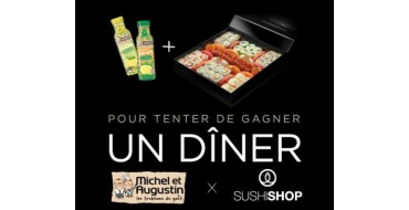 Sushi Shop: Tentez de remporter un repas Sushi Shop & Michel et Augustin pour 4 personnes