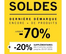 1.2.3: -20% supplémentaires dès 2 articles soldés achetés