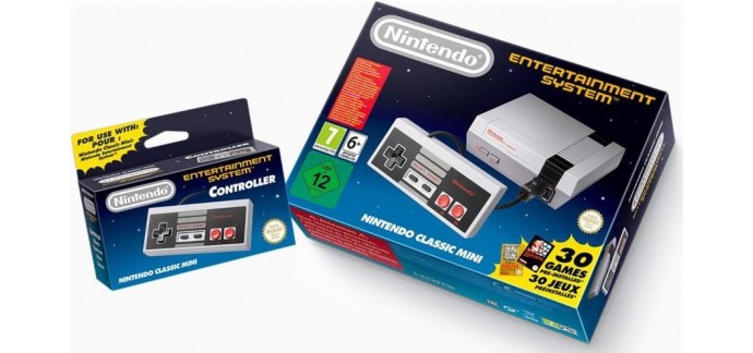 Auchan: [Précommande] Nintendo Classic Mini : Nintendo NES - 30 jeux inclus à 59,99€