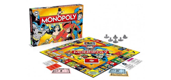 Amazon: Monopoly Dc Comics - Version Française à 29,90€