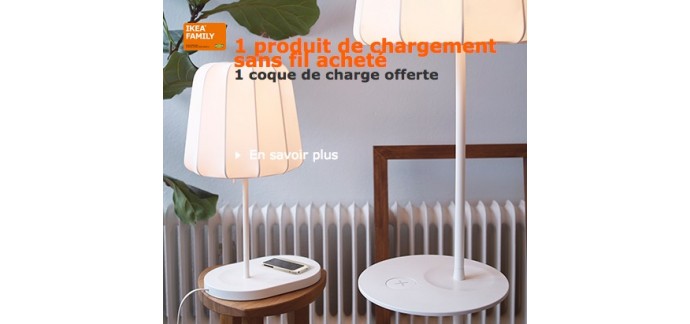 IKEA: [En magasin] 1 produit de chargement sans fil acheté = 1 coque de charge offerte