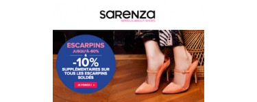 Sarenza: -10% supplémentaires sur tous les escarpins soldés
