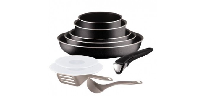 Amazon: Set poêles et casseroles Tefal 10 pièces Ingenio 5 Essential à 49,99€