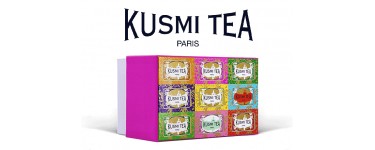 Kusmi Tea: Un coffret de rangement offert pour l'achat de trois thés miniatures