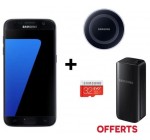 Cdiscount: Samsung Galaxy S7 + carte SD 32Go + chargeur sans fil et batterie externe à 599€