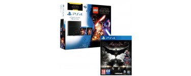 Cdiscount: PS4 1 To + 2 jeux (Lego Star Wars & Batman) +  Blu-Ray Star Wars VII à 399,99€