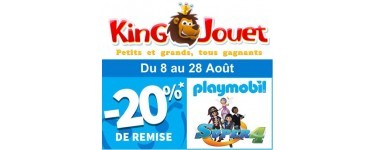 King Jouet: 20% de remise sur les jouets Playmobil Super 4