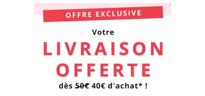 Feelunique: Livraison gratuite dès 40€ d'achats sur vos cosmétiques et parfums de marque