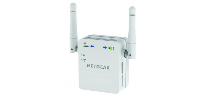 Amazon: Répéteur Wifi N300 Netgear WN3000RP-200FRS à 17,90€