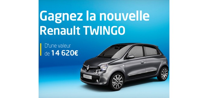 Renault: Gagnez la nouvelle Twingo d'une valeur de 14 620€