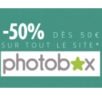 PhotoBox: -50% sur tout le site : Livres Photo, Décoration murale, Mugs photo