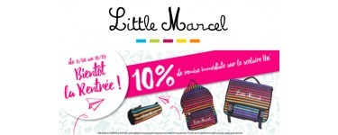 Little Marcel: 10% de remise immédiate sur le scolaire