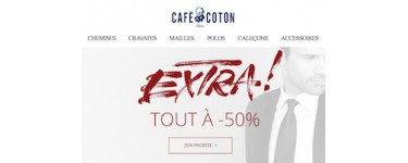 Café Coton: -50% sur tout le site