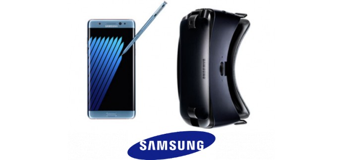 Samsung: Précommandez le Samsung Galaxy Note 7 & recevez le dernier casque GEAR VR