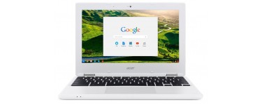 Amazon: PC Portable 11" Acer Chromebook CB3-131-C2V4 Blanc à 159€