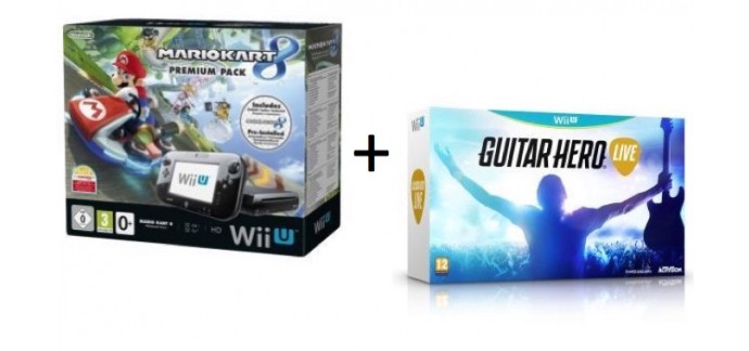 Fnac: Le jeu Guitar Hero Live offert pour l'achat d'une Wii U Mario Kart 8