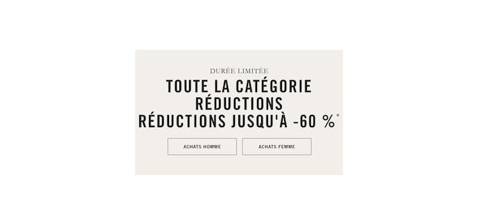 Abercrombie & Fitch: Jusqu'à 60% de réduction sur une sélection d'articles pour femmes et hommes