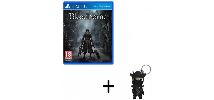 Auchan: Jeu PS4 Bloodborne + Porte-clés Sackboy Bloodborne à 29,99€