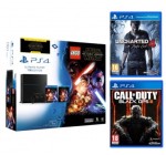 Micromania: CoD Black Ops III & Uncharted 4 offerts pour l'achat du pack PS4 Lego Star Wars