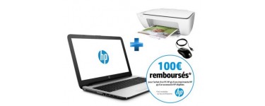 Rue du Commerce: PC portable HP 15-AY011NF + Souris optique + Imprimante DeskJet 2130 à 399,99€