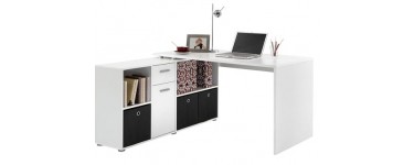 Auchan: Bureau d'angle réversible FLEX avec rangements à 129€ au lieu de 235€