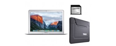 Boulanger: Macbook Air 13,3" 1,6Ghz, RAM 8Go, SSD 128Go + carte 128Go + housse à 1079€