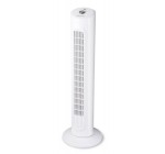 Amazon: Ventilateur tour oscillant Blanc Duracraft DO1100E à 30€