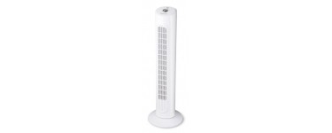 Amazon: Ventilateur tour oscillant Blanc Duracraft DO1100E à 30€