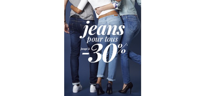 3 Suisses: Jusqu'à -30% sur les jeans femme et homme