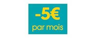Sosh: -5€/mois pendant 12 mois en souscrivant à un forfait Sosh Mobile