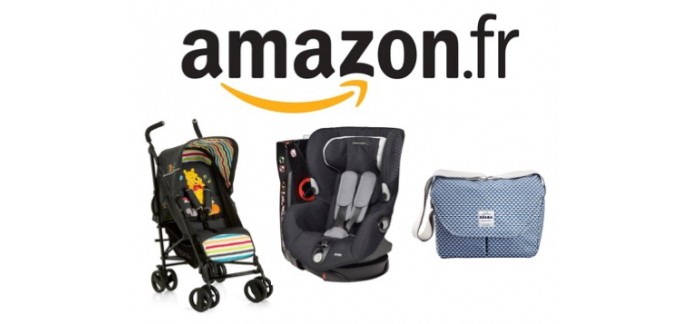 Amazon: Promotion Balade de bébé : -15% sur une sélection de poussettes, sièges auto, ..