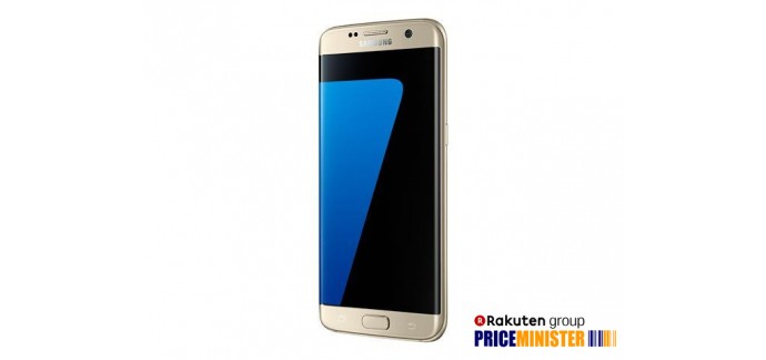 Rakuten: Le smartphone Samsung Galaxy S7 Edge Or 32Go avec son écran incurvé à 578,50€