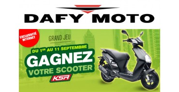 Dafy Moto: 1 scooter KSR à gagner par tirage au sort après avoir commandé pour 200€ minimum